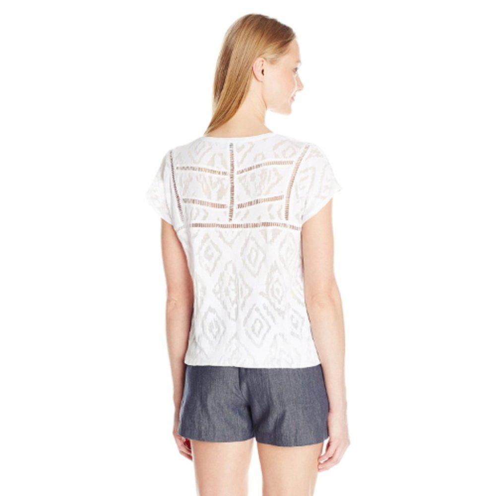 NWT Lucky Brand Short Sleeve Top Blouse PRICE FIRM - Picture 2 of 2